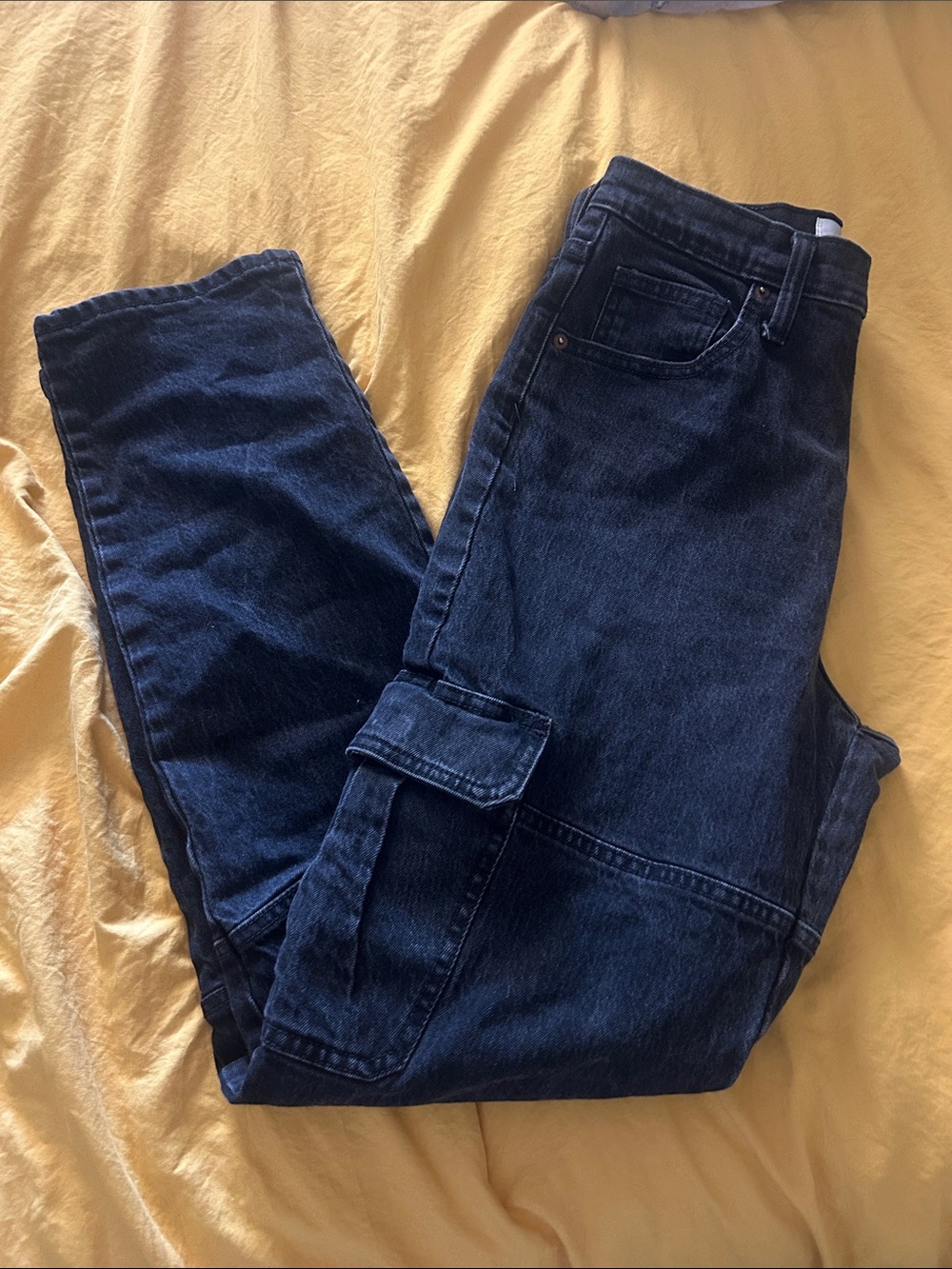 Women’s black denim jeans